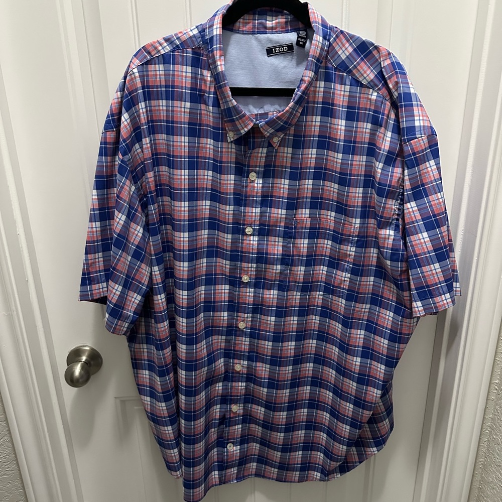 Men’s short sleeve button down 4xl